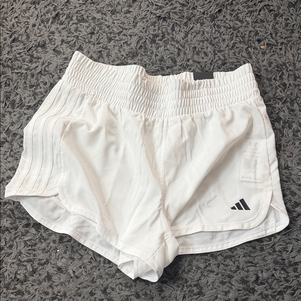 Adidas Women's White Athletic Shorts